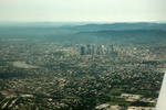 Downtown Brisbane from Virgin Blue BNE-HBA flight.