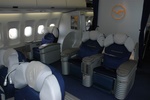 Lufthansa first class section on A343. To be replaced by all new seats next year.