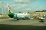 Air Vanuatu B738 at AKL/NZAA, at the time we didn't know it would take us to HIR from BNE just 10 days later...
