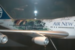Air NZ Lord of the Rings models in the domestic Koru Club Lounge at WLG.