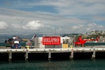 Helipro heliport at Wellington waterfront.