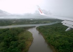 Finals at HIR/AGGH over Lunga River, Savo Island can be seen top left on the horizon.