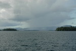Here comes the rain.