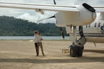 Vincent Aviation crew at EGM/AGGS.