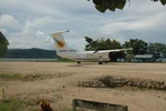 Turning such a big plane is difficult at times, especially at Seghe...