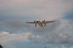 ZK-VAC takes off from EGM/AGGS.