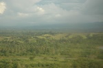 Bloody Ridge memorial in the centre, shortly before landing at HIR/AGGH on Guadalcanal.