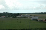 Domestic terminal and parked Solomon Airlines equipment, HIR/AGGH.